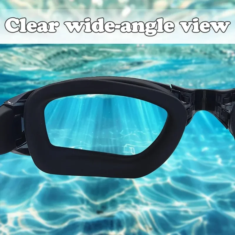 Schwimm brille Profession elle Schwimm brille Anti-Fog Anti-UV Keine undichte Schwimm brille Einstellbare Schwimm brille mit klarer Sicht – Detail 5
