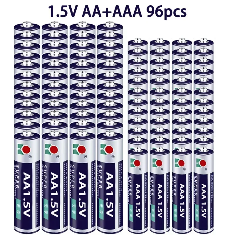 AA + AAA ชาร์จไฟได้ AA 1.5V 9800mAh/1.5V AAA 8800MAH ไฟฉายแบตเตอรี่อัลคาไลน์ของเล่นนาฬิกาของเล่นเปลี่ยนผู้เล่น MP3แบตเตอรี่ NI-MH