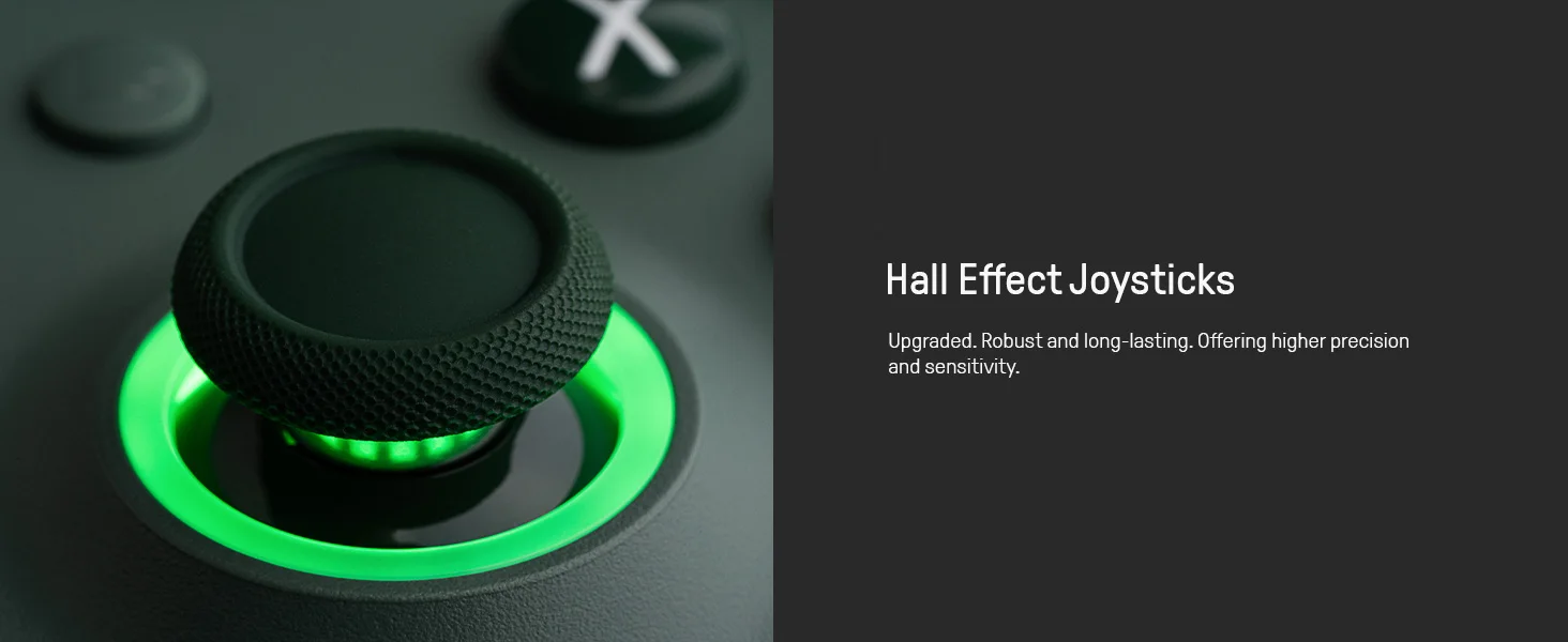 8BitDo Ultimate C Kabelgebundener Controller mit Hall-Effekt-Joysticks USB-Gamepad für Xbox Series X/S, Xbox One Windows PC Controller – Detail 3