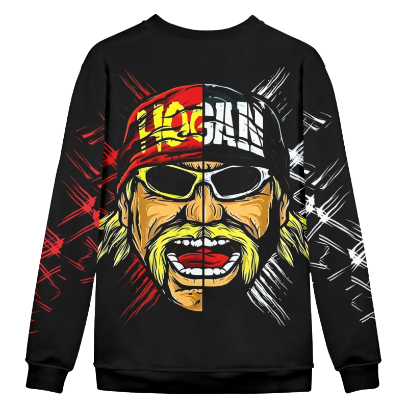 Hulk Hogan Merch 2025 Sweatshirts Cosplay Women Men Fashion Streetwear Hip-hop Sports Pullover Sweatshirt