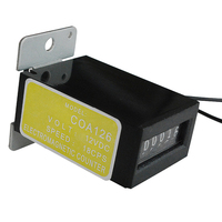 1 pcs Arcade 6 digits 12V mechanical coin counter meter for coin acceptor operated vending machines