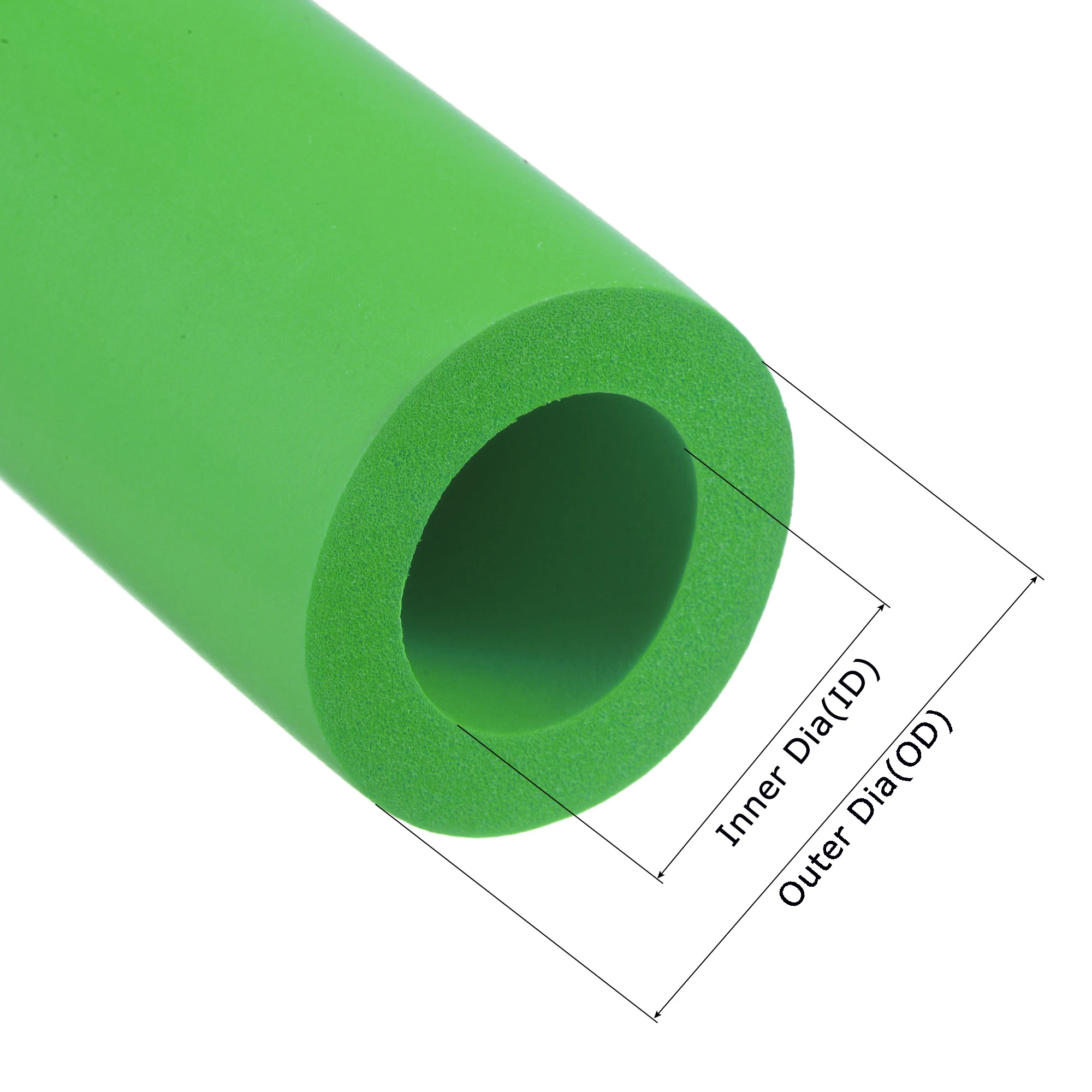 1M/2M NBR Sponge Foam Rubber Tube Fitness Equipment Handle Bars Thermal Insulation Pipe Pipeline Holder Sponge Protective Sleeve