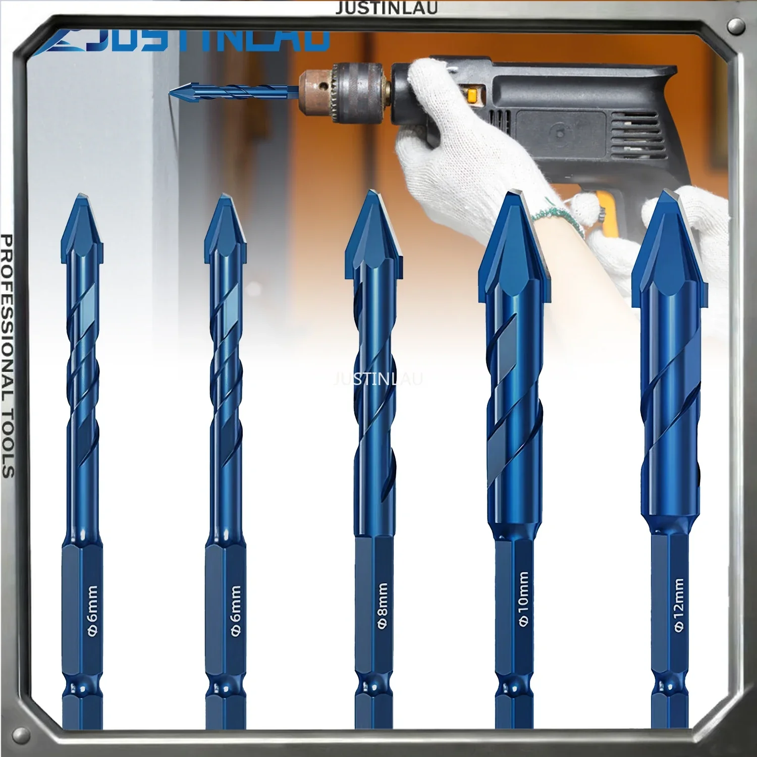 JUSTINLAU Эксцентриковое сверло