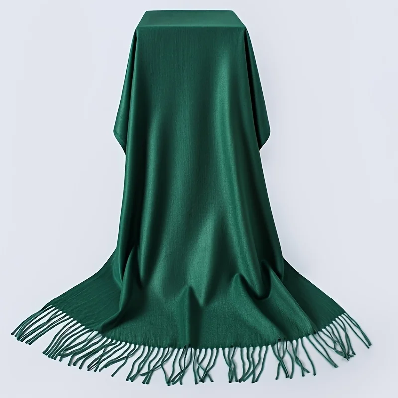 Large Size Geometric Pattern Scarf Stylish Versatile Soft Comfotable Shawl Autumn Winter Breathable Coldproof Neck Scarf