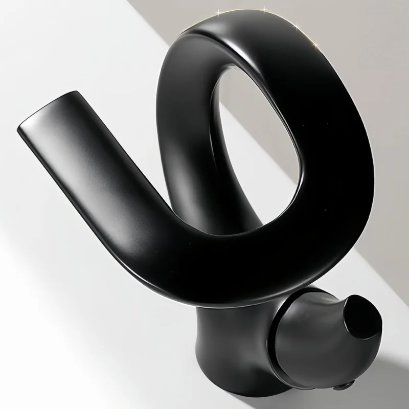 

Bathroom Faucet Gold Basin Faucet Hot and Cold Black Sink Faucet Deck Mounted Toilet Mixer Basin Faucets