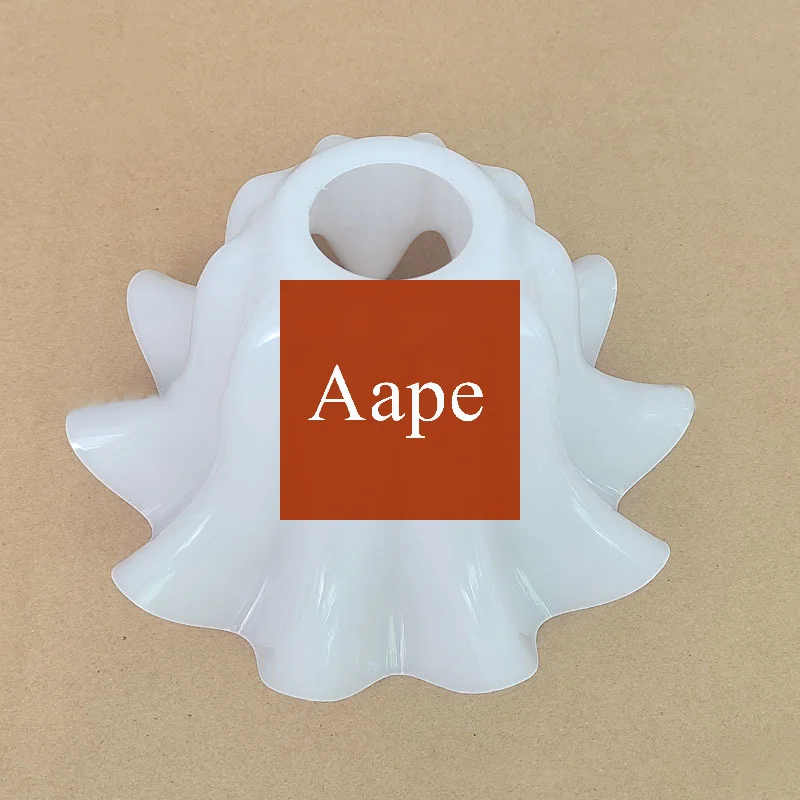 

1 Piece DIY Wall Night Restaurant Chandelier Replacement E27 Acrylic Bell Orchid Lampshade Hanging Lamp Accessories Table Parts