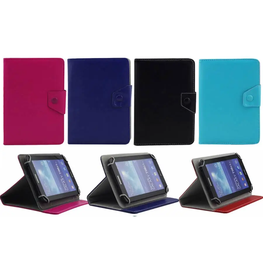8'' Universal Case Leather Universal 7 inch Tablet PC Flip Stand Case For Samsung Tab 8.0 Huawei M5 T3 Amazon Fire HD 8 Case