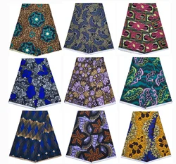 African Nigeria Wax Fabric 2024 New Arrival Soft Batik Ankara Wax Fabric Print Tissu For Women DIY Cloth Dresses Sewing Material