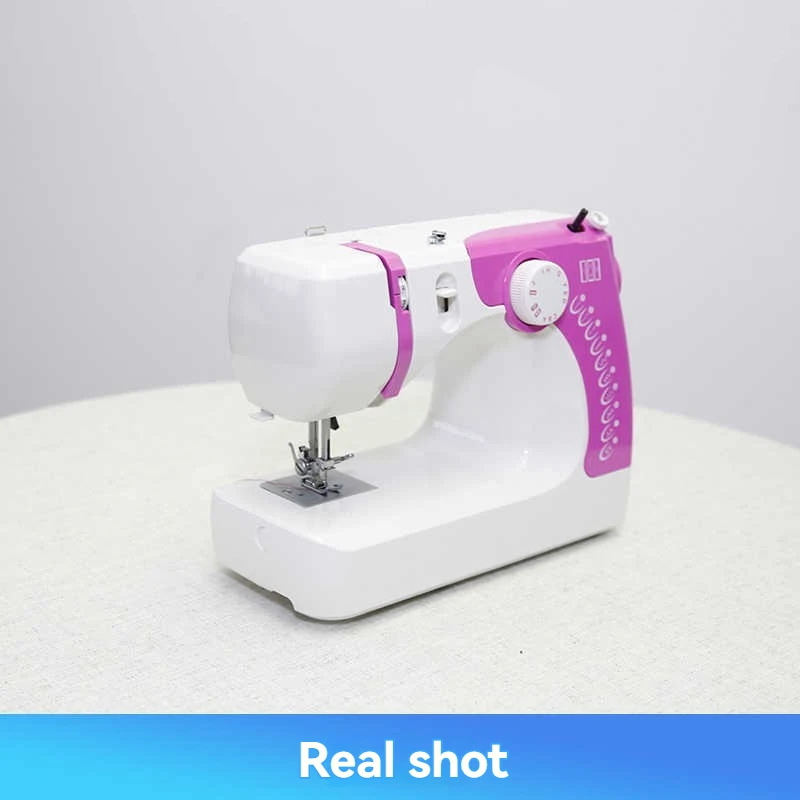 Portable Multifunctional Electric Sewing Machine 12 Built-In Stitches For Home Travel DIY For Household