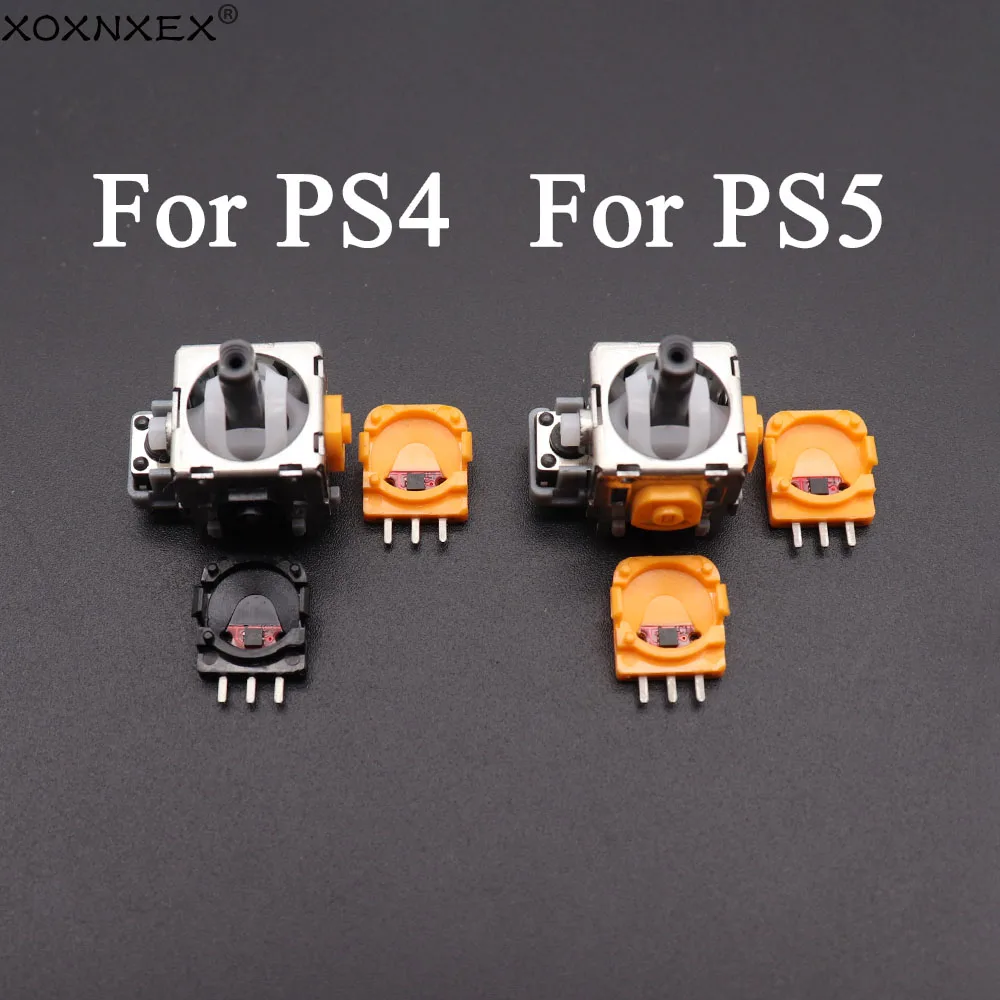 

2PCS For PS4 DS4 PS5 DualSense High Precision Optimized Version PS5 HALL Effect Analog Joystick Anti-drift No Jitter&Delay