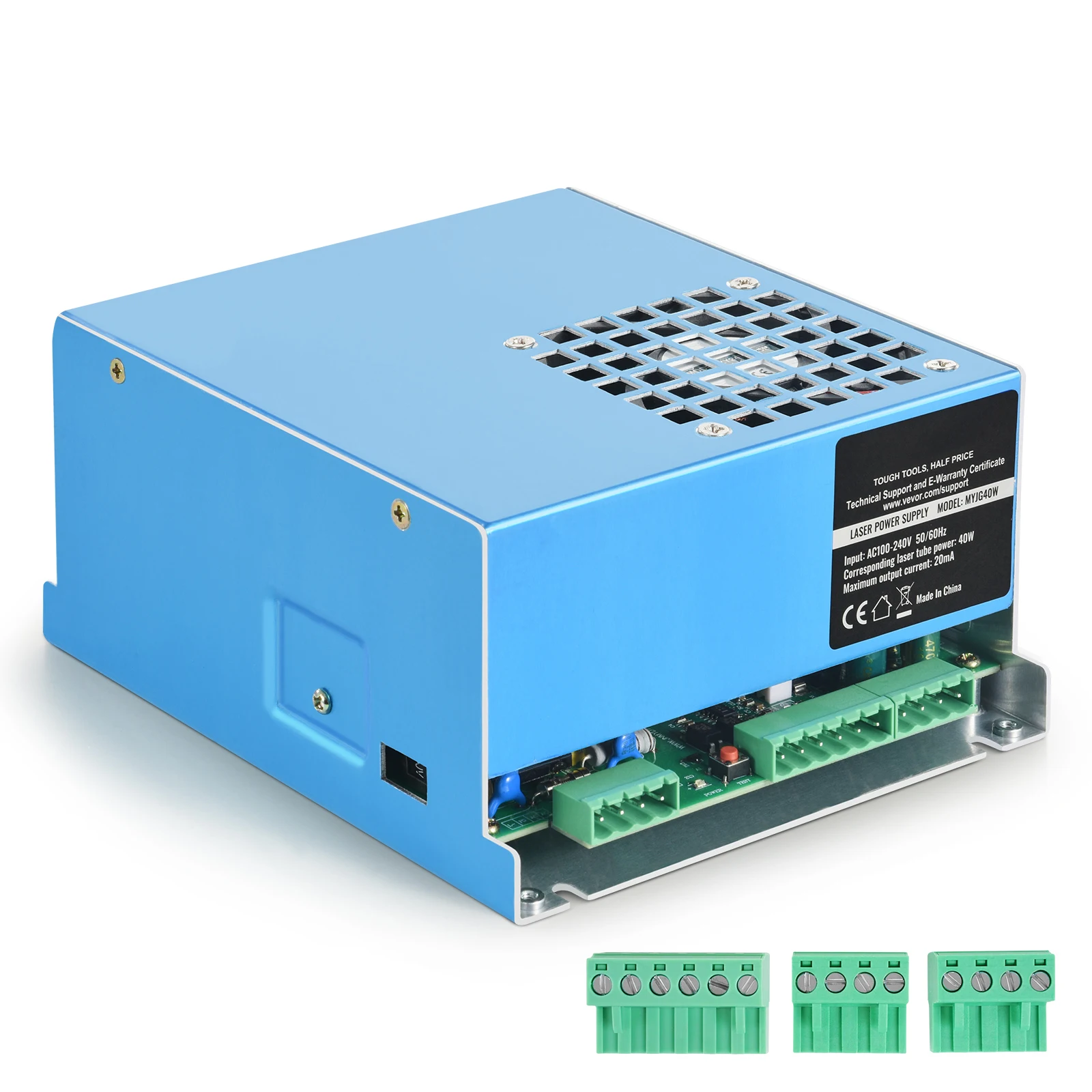 SucceBuy – alimentation Laser CO2 pour Tube Laser 40W/60W/80W/100W/150W EU 220V, Compatible avec les graveurs Laser multimarques, les couteaux
