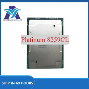 1 pçs/lote teste perfeito xeon platina 8259cl cpu 24 núcleos 48 threads 2.50ghz 35.75mb 210w lga3647 6 principais vendas processador xeon platinum - №4