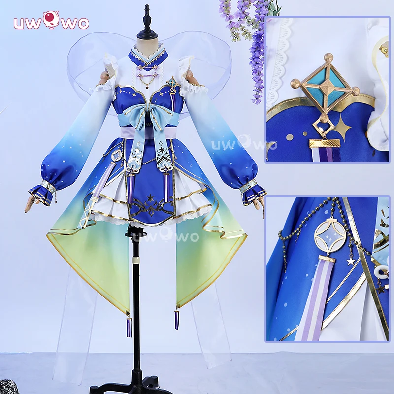 

UWOWO Collab Series: Anime Loveee Live! UR Rin Hoshizora Princess of the Night Sky Cosplay Costume Halloween Costume