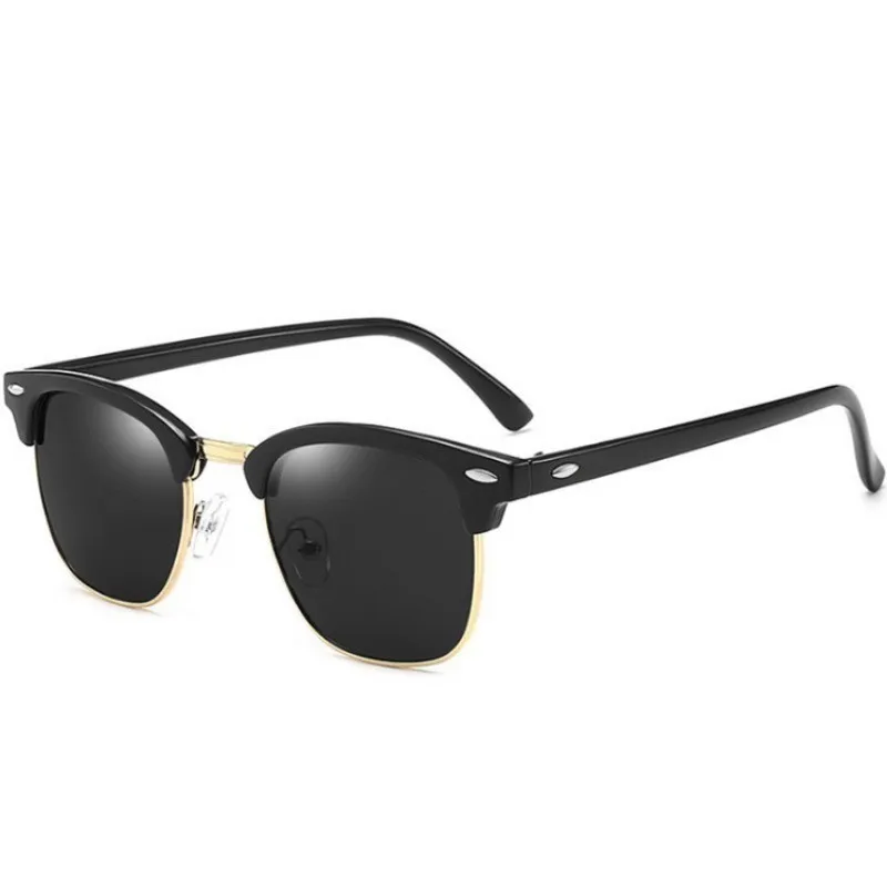 Gafas de sol clásicas con protección UV para hombre y mujer, lentes de conducción con montura ovalada, para verano