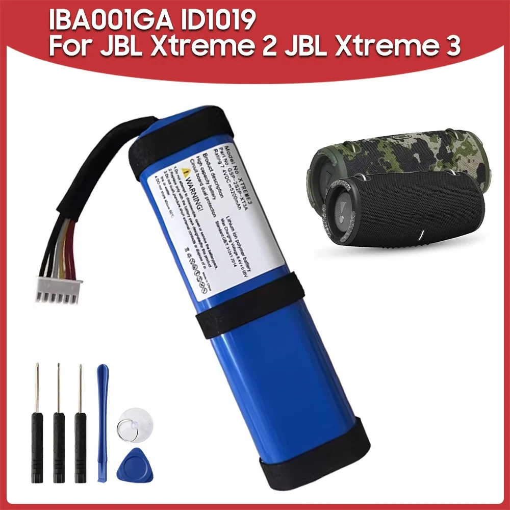 Replacement Battery IBA001GA ID1019 5000mAh For JBL Xtreme 2 JBL Xtreme 3 Xtreme2 Xtreme Bluetooth Speaker