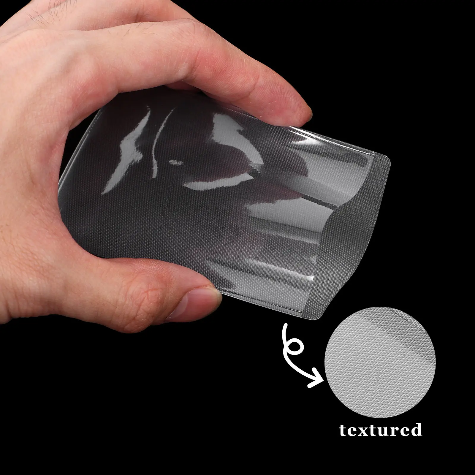 100Pcs PVC Card Storage Sleeves Clear Protective Credit Card Sleeves for Insurance Business Id Scratch Resistant
