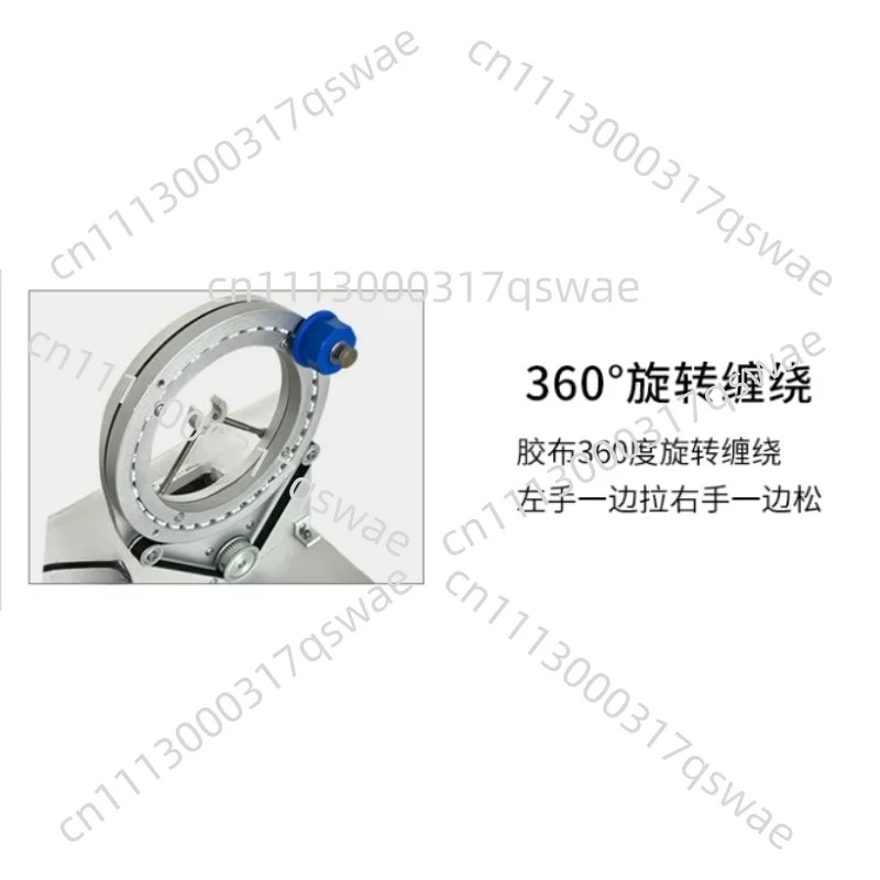 Desktop Portable Automatic Tape Wrapping Machine Continuous Winder for Wire Harness Copper Bar PE Film Electrical Tape