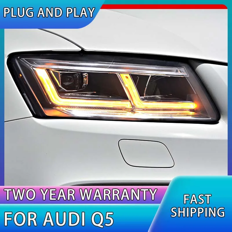 Car Styling Tail Lamp for Audi Q5 2008-2018 LED headlight for Audi Q5 LED headlamp Auto assembly