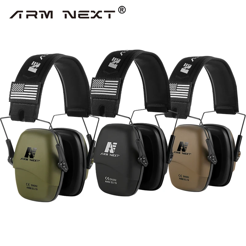 ARM NEXT V30 Tactical Headset Ear Protection Shooting Headphones for Hunting Hearing Earmuff Noise Reduction 25dB Earmuffs