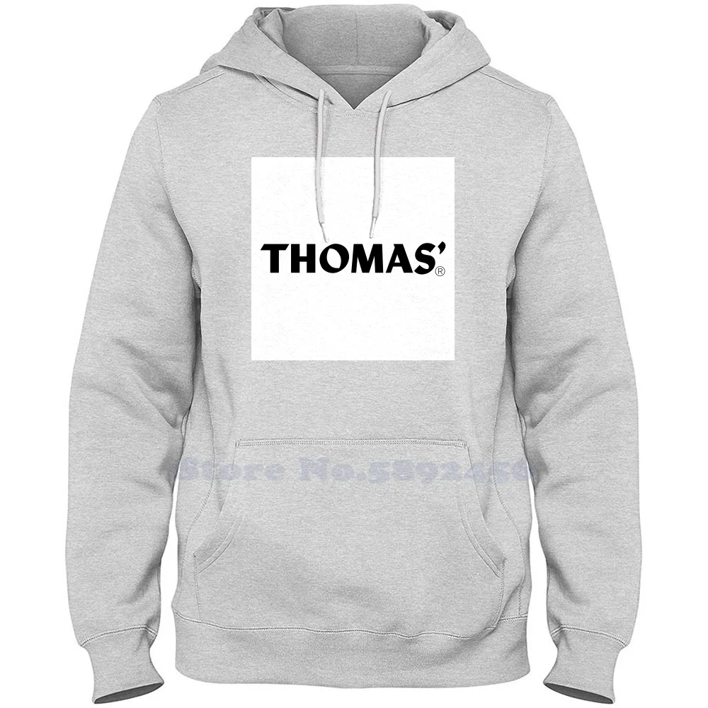 

Модная толстовка с капюшоном с логотипом Thomas, высококачественные худи из 100% хлопка с графическим рисунком