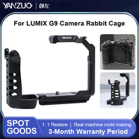 YANZUO Portable Camera Rabbit Cage Kit for Panasonic LUMIX G9 Camera Metal Protective Frame With Cold Shoe 1/4 Hole Cameras Cage