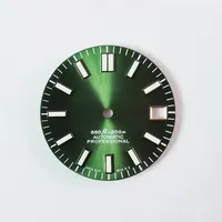 Dial Olive Green Sbdx019 6105 Mod Mechanical Watch Dial NH35 Case Skx007 / 009 Turtle Abalone 28.5mm Sunburst NH36 NH38