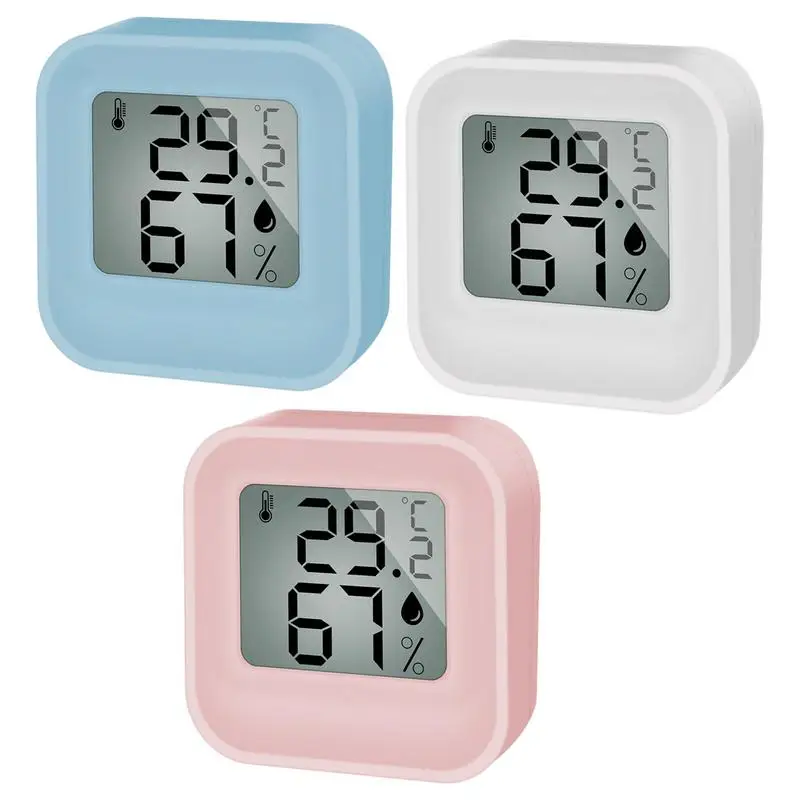 Mini Thermometer LCD Digital Temperature Indoor Room Hygrometer Gauge Sensor Humidity Meter Indoor Thermometer Temperature