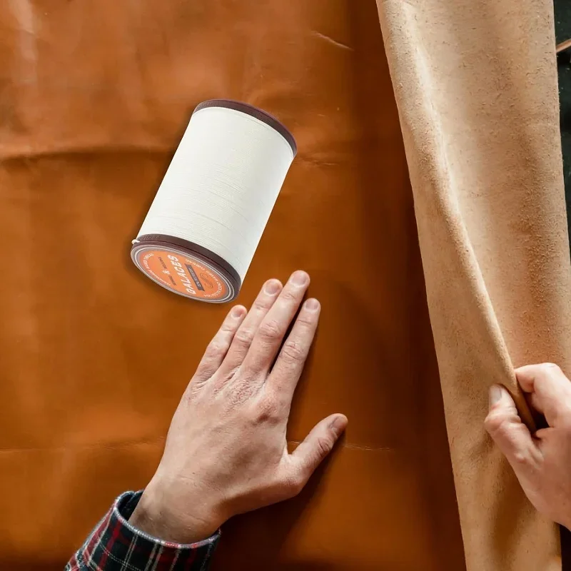 가죽 바느질을위한 라운드 왁스 스레드 라운드 폴리 에스터 코드 스레드 구슬 문자열 가죽 공예에 대한 Crafing 코드 DIY 신발 수리