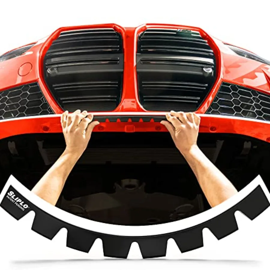 

8 Pack Ultra Universal Front Bumper Scrape Guard Skid Plate Bumper Front Lip Protection for Lowered Cars Carbon Fiber Splitters