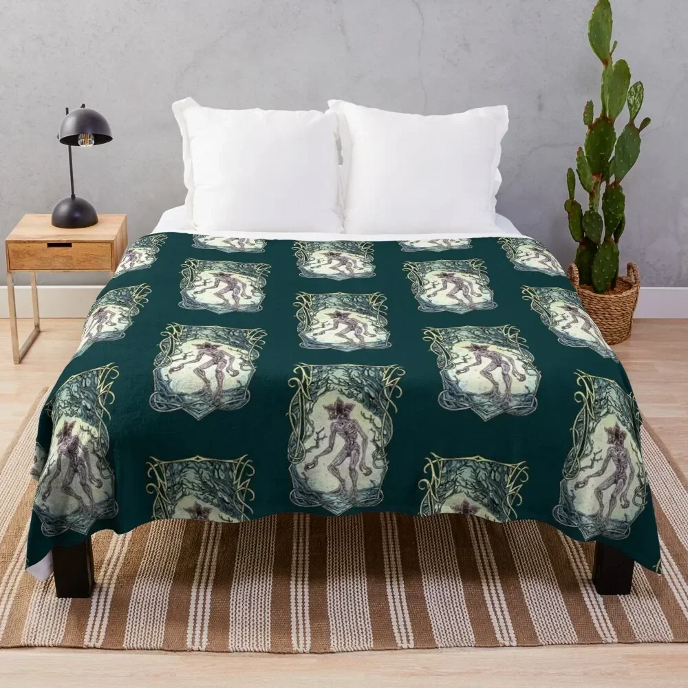 Demogorgon Throw Blanket Beautifuls Sofa Stuffeds Blankets