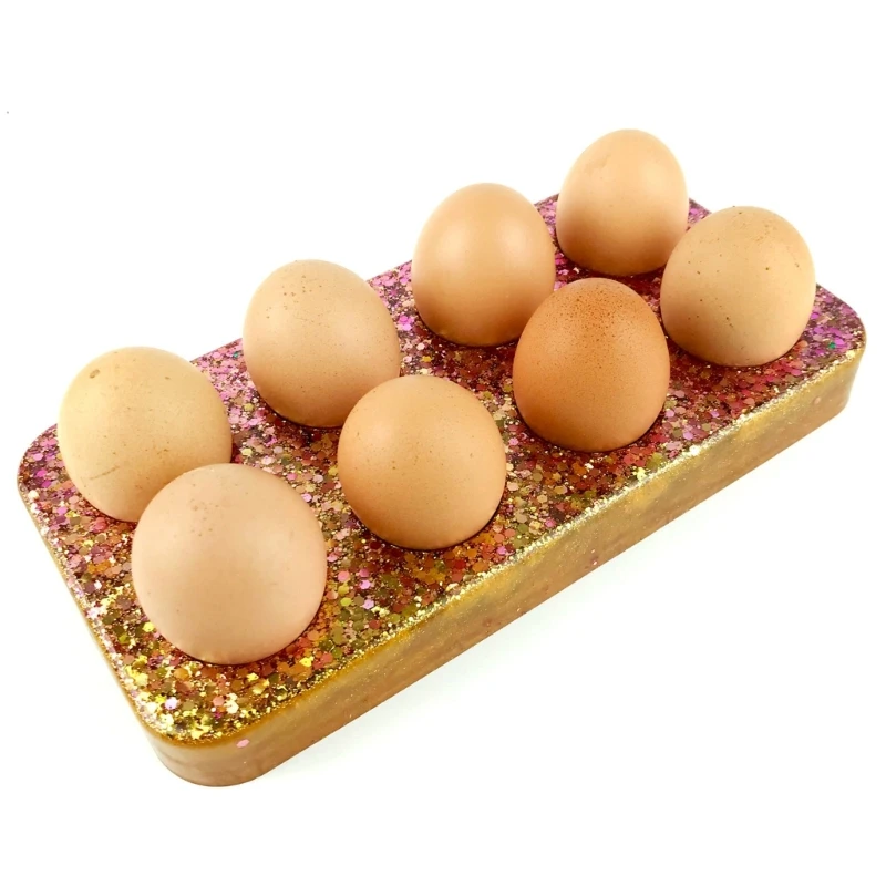 2 Pieces Egg Holder Silicone Resin Molds Egg Tray Rack Epoxy Molds