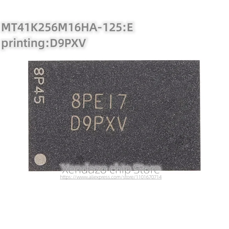 2pcs/lot MT41K256M16HA-125:E printing D9PXV FBGA-96 package Original genuine Memory chip