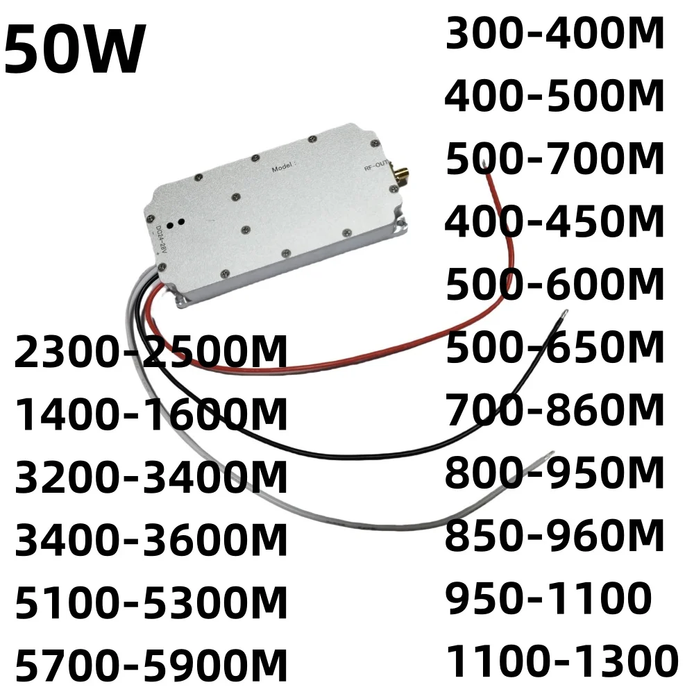 

50 Вт С КРУГЛОМ 400-500 МГц500-700 МГц1100-1300 МГц 3200-3400 МГц3400-3600 МГц2300-2500 МГц5100-5300 МГц5700-5900 МГц5400-5600М