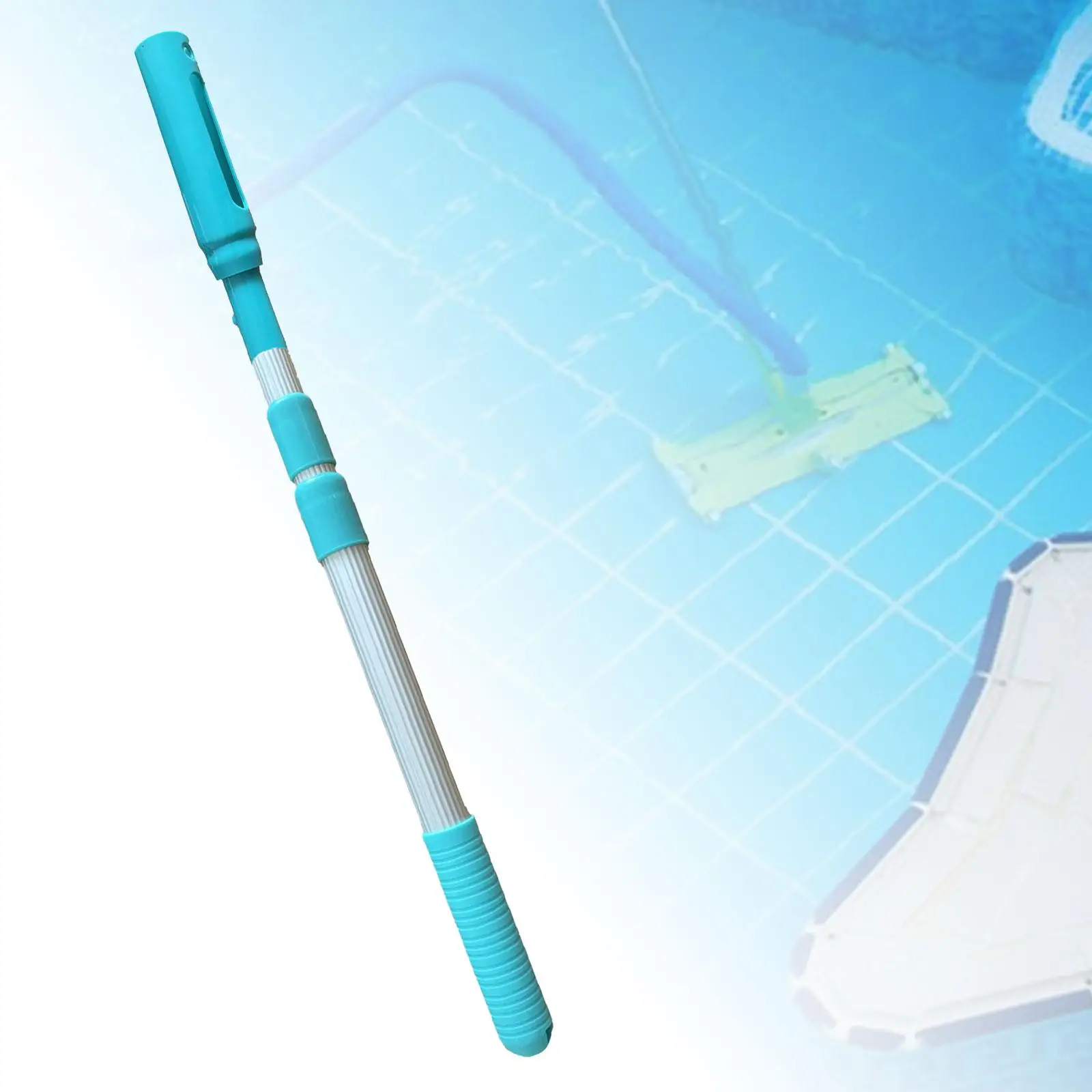 Swimming Pool Telescopic Pole Pool Cleaning Pole Extendable Telescoping Handle for Skimmer Net