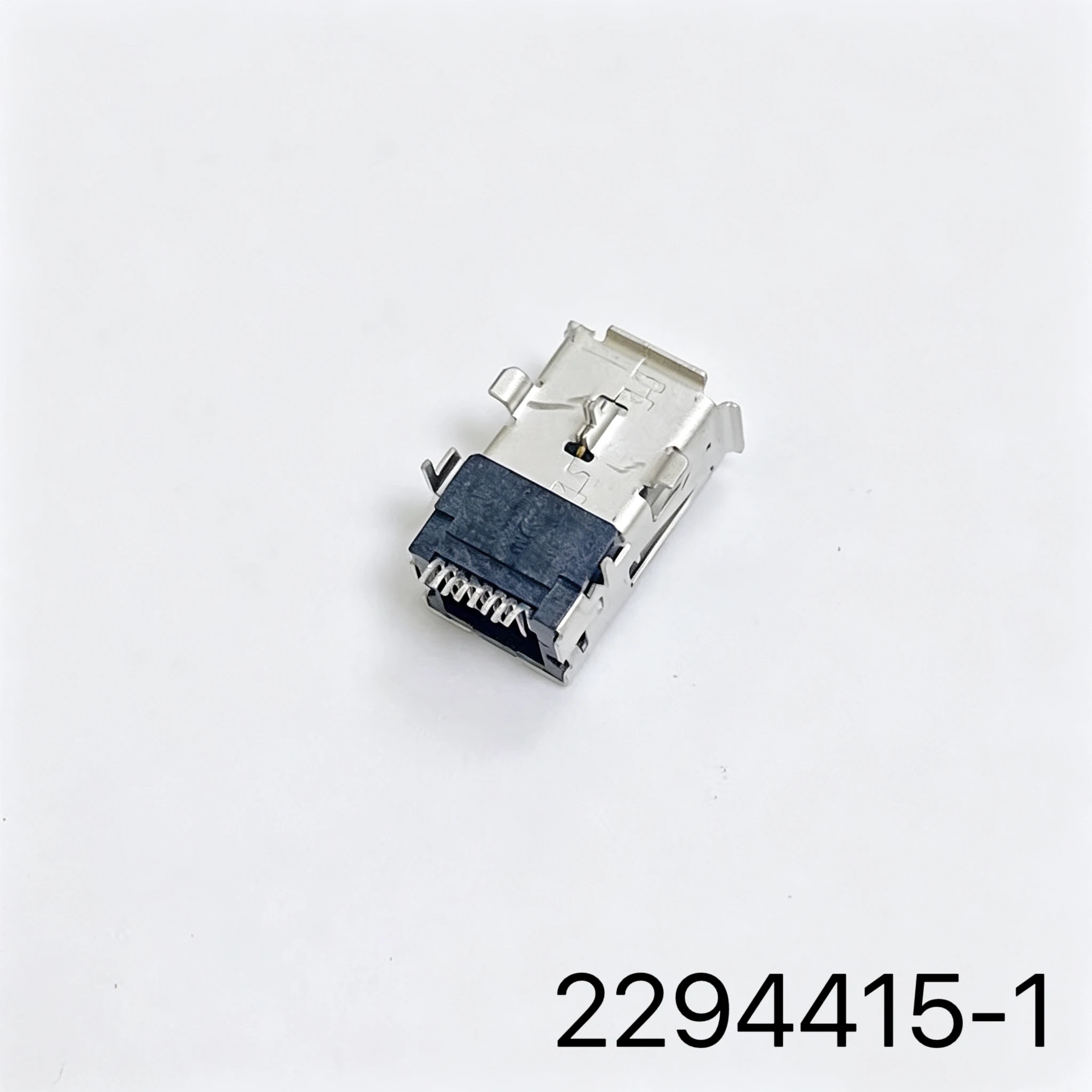2294415-1 TE Mini I/O Connector, 8 way, Surface, Silver contact material copper alloy
