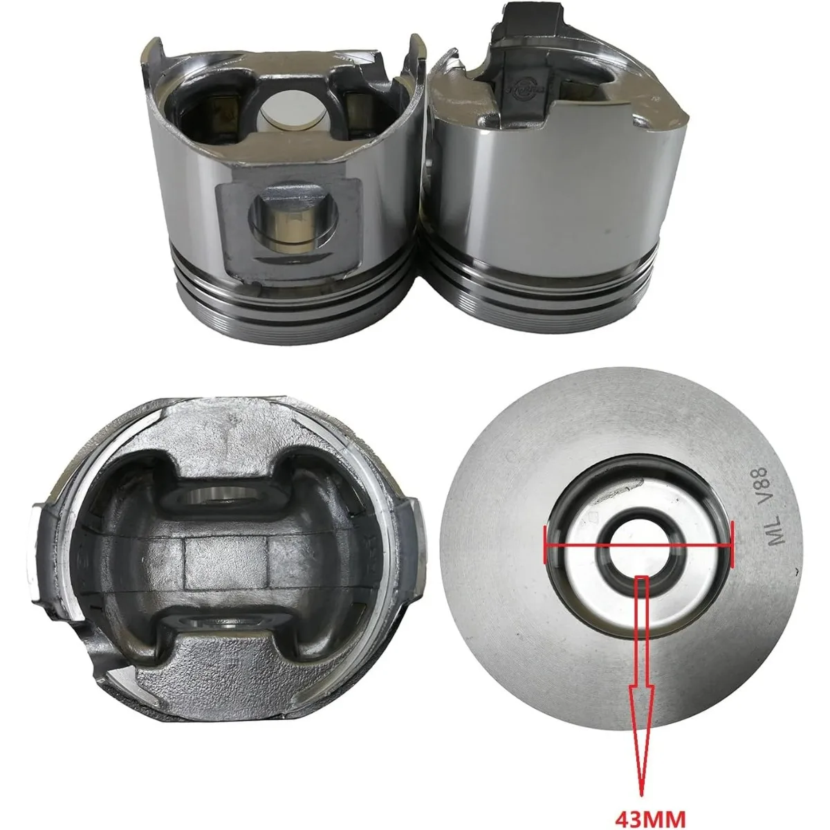 3TNV88 محرك إصلاح إعادة بناء عدة ل Yanmar 3TNV88 3TNV88C 3TNV88-QTB 3TNV88-M محرك جون ديري 27D 35D 35G F1565 2720 3032E