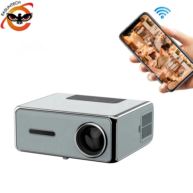 EASUNTECH projecteur proyector multimedia hd 1080p cinema outdoor home theater led 4k business education office school projector