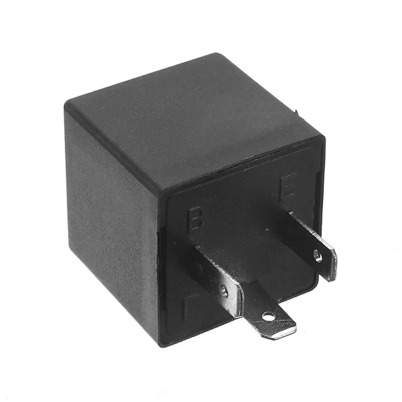 12V 3 Pin CF13 CF14 JL-02 Electronic Car Flasher Relay to Fix LED Light Turn Signal Hyper Flash Blinking Light