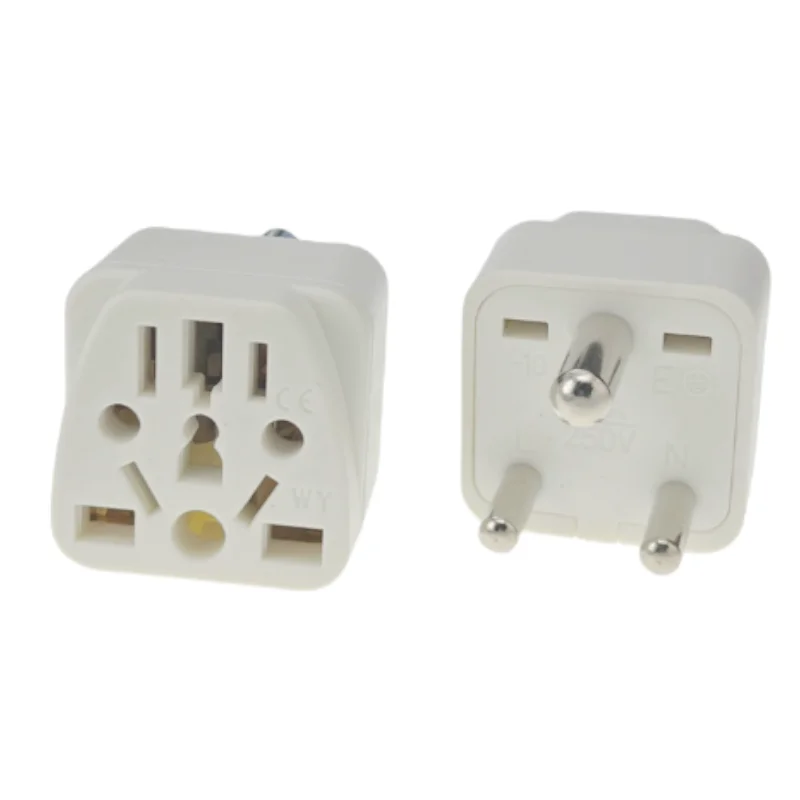 Small South Africa Plug Type D Adapter India 3 pins Conversion Power Plug Adapter Travel Convert China AUS charge