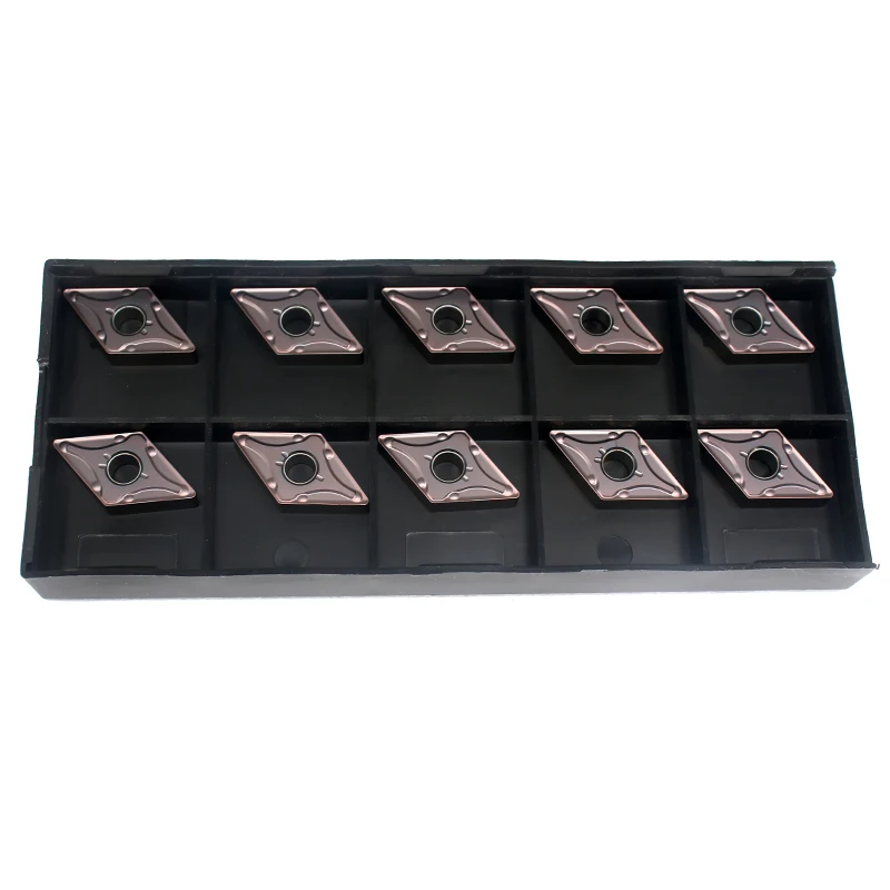 Imagem -05 - Inserções de Carboneto Lâmina de Torneamento Externa Ferramentas de Torno Cnc Aço Inoxidável 10 Pcs Dnmg150408 ma Lp8015