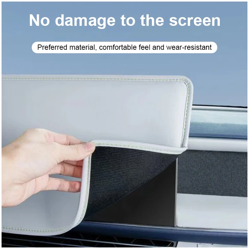 سيارة الملاحة شاشة الغطاء الواقي لجيلي Binyue SX11 اكسسوارات Coolray 2018 ~ 2025 التحكم المركزي واقي للشاشة هود #6