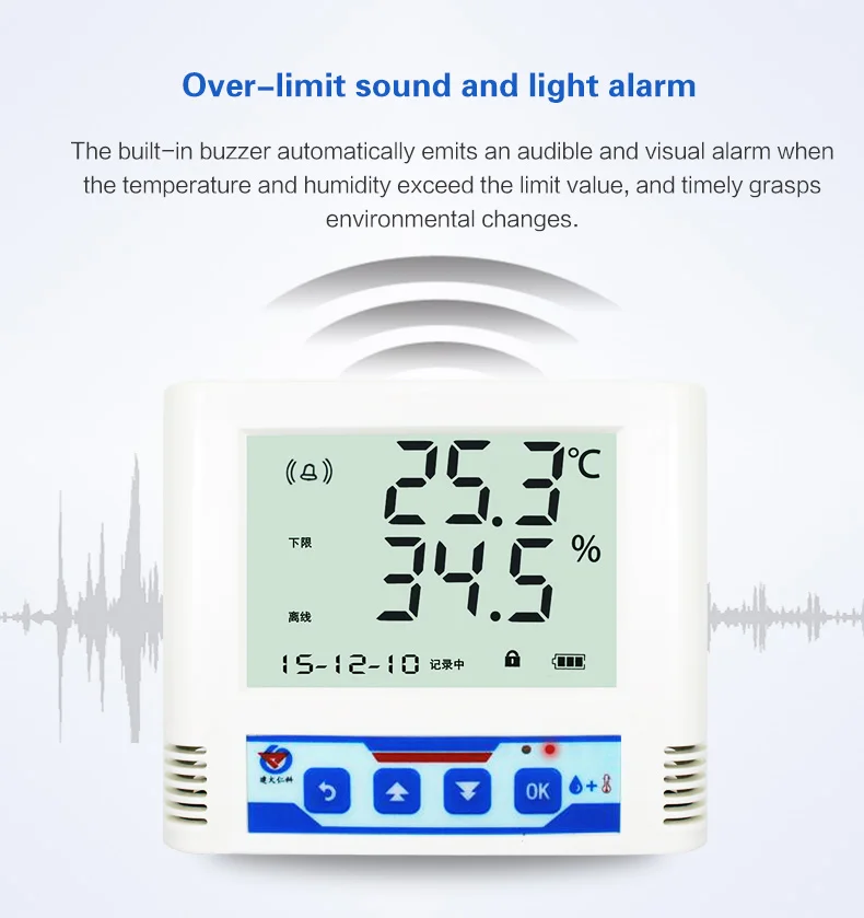 Inteligente Digital Quarto Temperatura Sensor Enclosure, barato, RS485