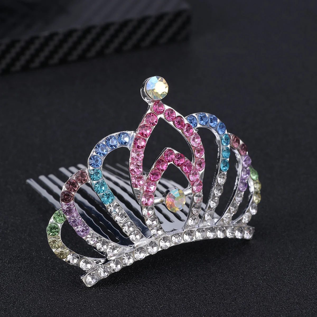 

Princess Party Favor Kids Crystal Headdress Rhinestones Girls Crown Hair Accessories for Tiara