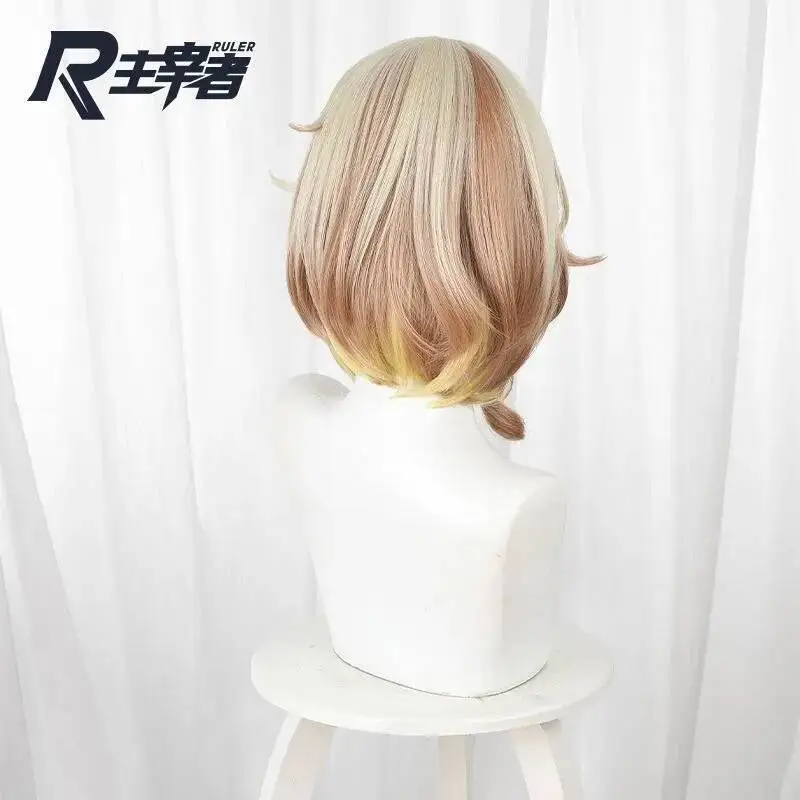 لعبة هونكاي: ستار ريل كوسبلاي Aglaea مرحلة لعب الأدوار شعر مستعار حريري بدرجة حرارة عالية شعر مستعار شبكي