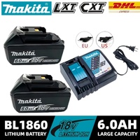 Genuine🔋Makita 6.0Ah rechargeable battery⚡can replace Makita 18V BL1860B🔧BL1850B BL1830B LXT400 suitable for✅Makita 18V tools