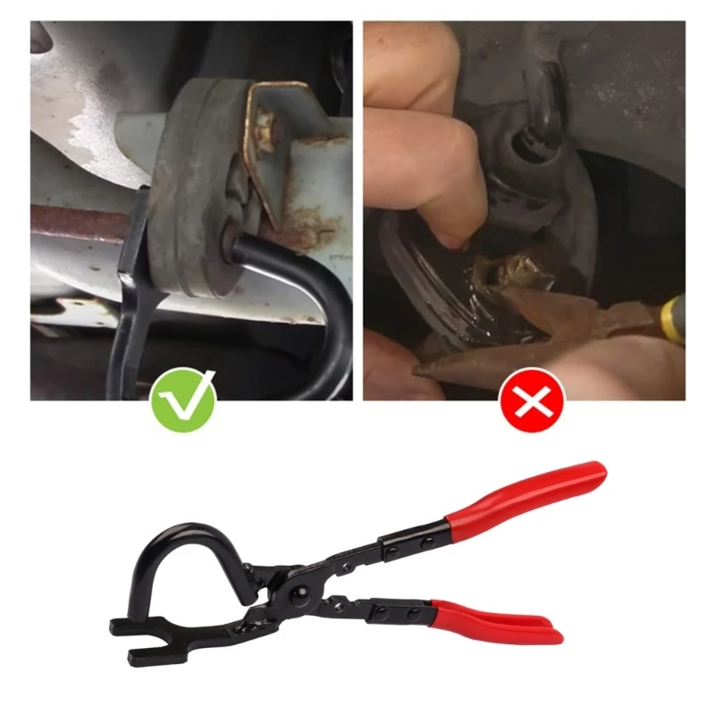 Universal Car Exhaust Hanger Car Exhaust Rubber Pad Plier Puller Tool Removal Plier Exhaust Pipe Rubber Gasket Removal,Hand Tool