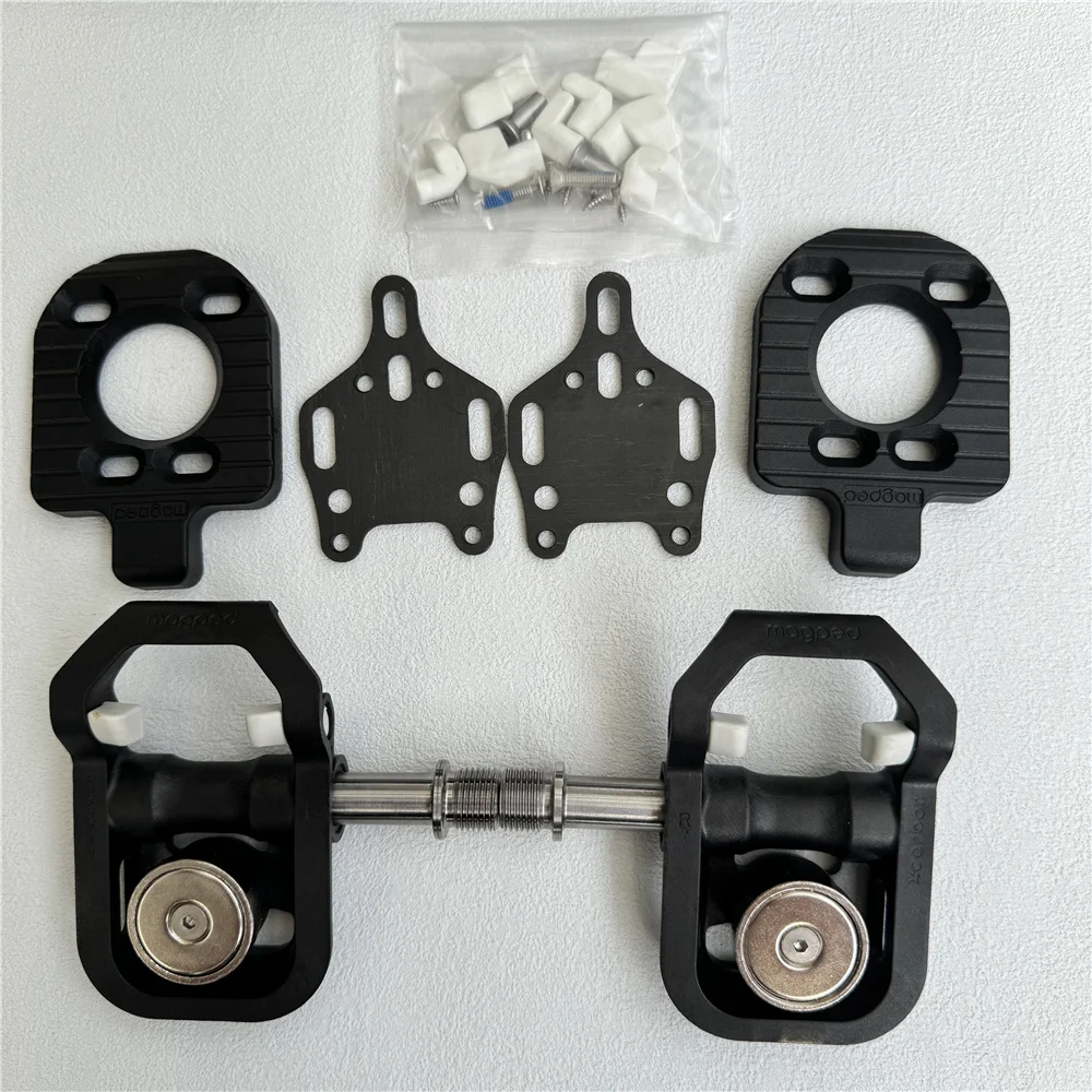 Magped Road 1 Road 2 bicycle pedals Magnetic Pedal 200n Titanium Spindle Aluminum Alloy CNC made Hollow Anti-skid Bearing