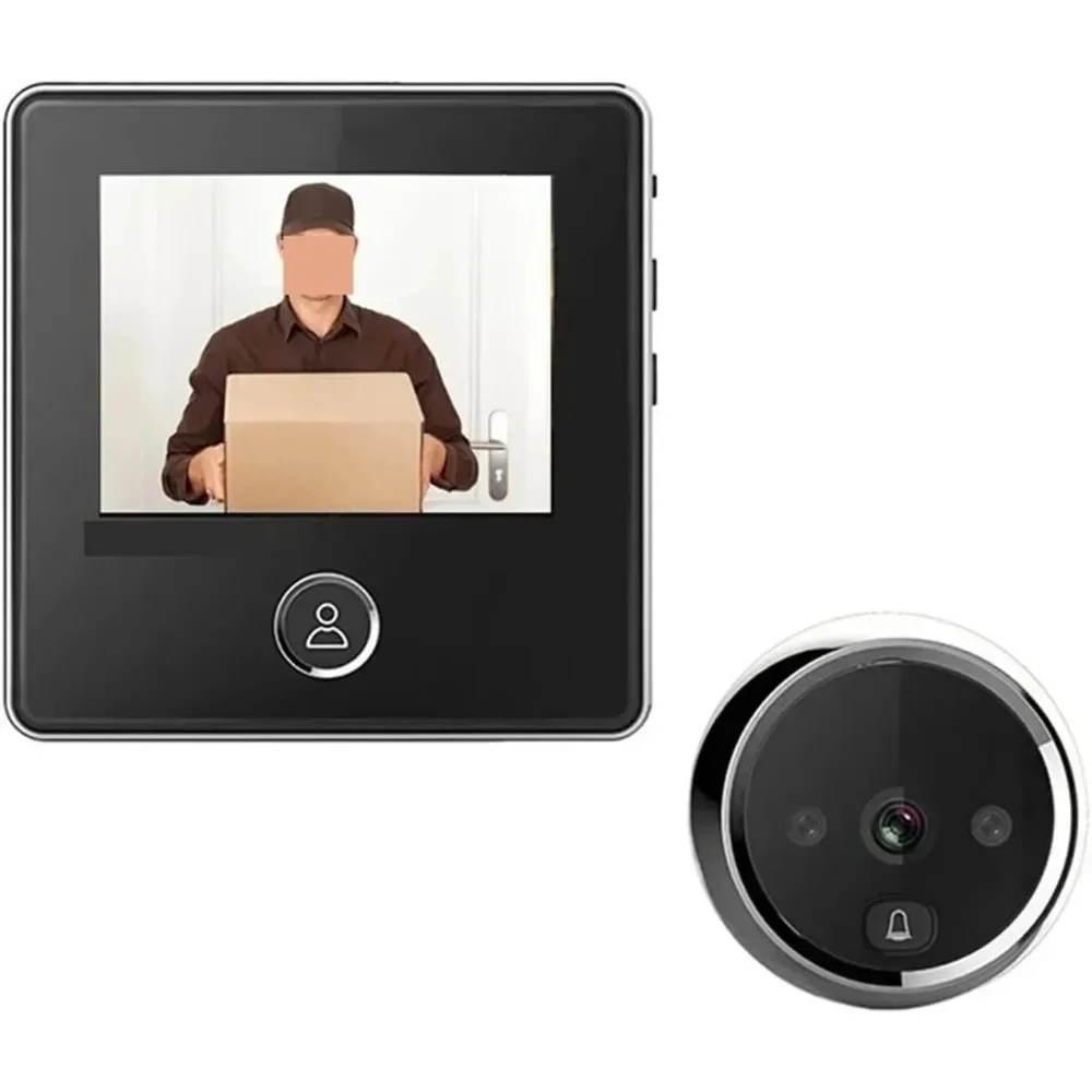 

2.8"" LCD Screen Digital Door Camera Electronic Door Viewer Bell Ir Night Door Camera Recording Smart Viewer,
