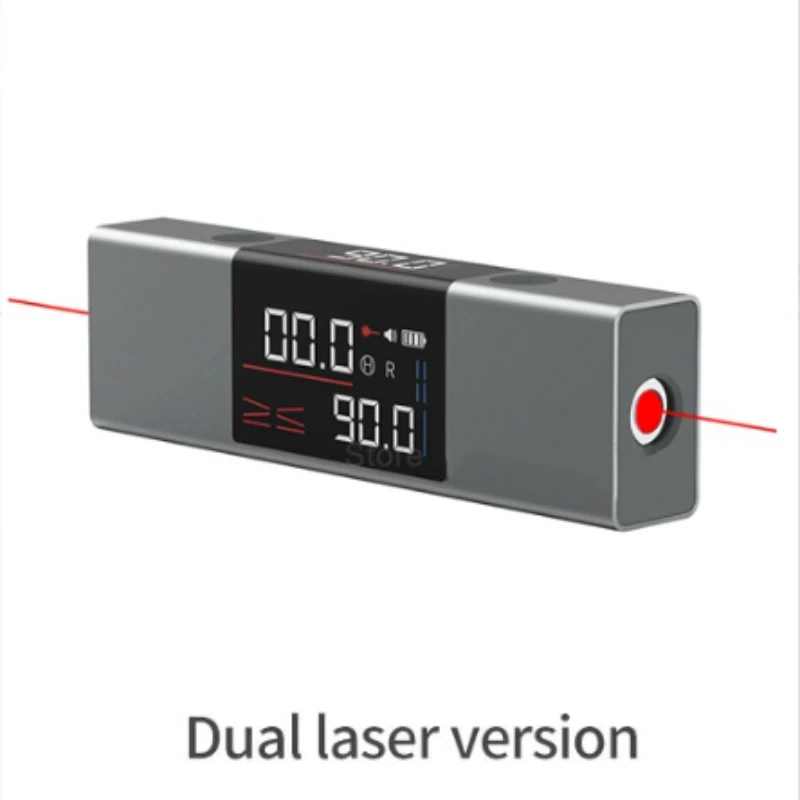 新しいyoupinデュカ李1レーザー角度鋳造楽器角度計測定ツール分度器デジタル傾斜計2 1で角度ゲージ