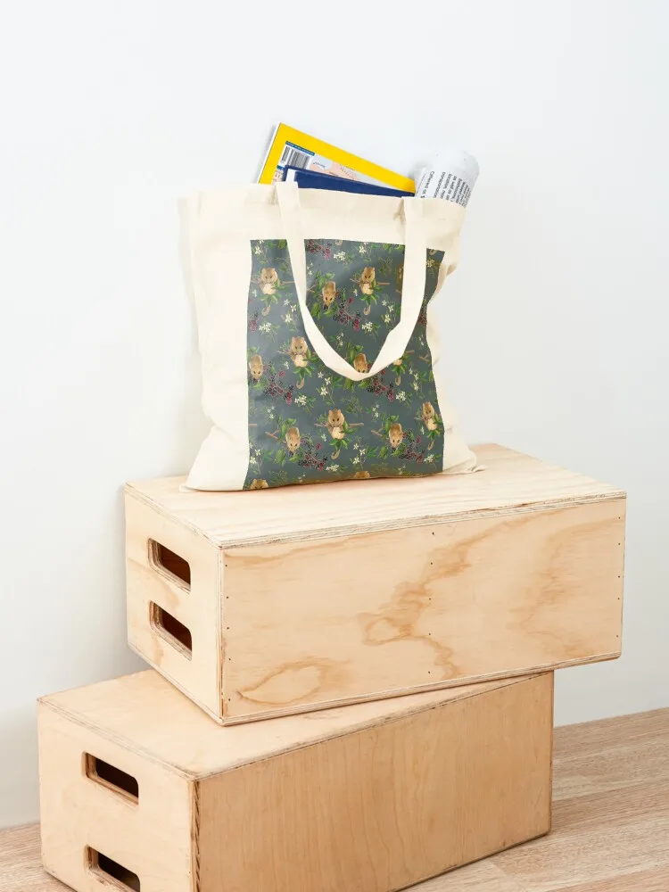 Hazel Dormouse Tote Bag Customizable tote bag supermarket folding bag Shopping bags 4
